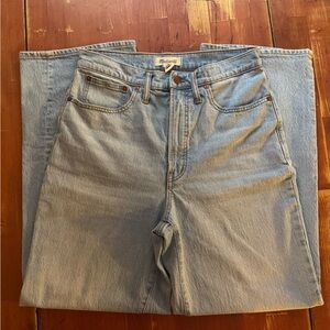 Madewell Light Blue Flare & Wide Leg Jeans